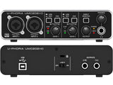 BEHRINGER UMC202HD Interfaccia audio usb con preamp midas e phantom