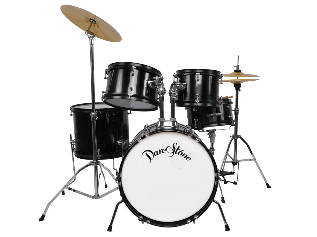 DARESTONE Cldrumbk Batteria acustica da studio cassa 22 nera