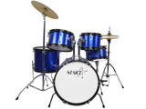 DARESTONE Cldrumbl Batteria acustica da studio cassa 22 blu