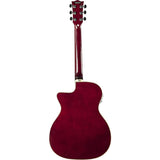 EKO NXT 018 CW Eq Wine Red Chitarra acustica amplificata