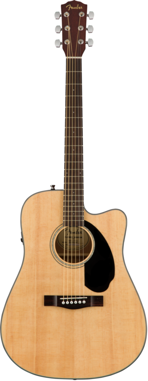 Fender CD60SCE Natural Chitarra acustica elettrificata naturale
