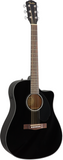 Fender CD60SCE Black Chitarra acustica elettrificata nera