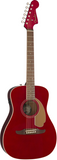 Fender Malibu Player Candy Apple Red Chitarra acustica elettrificata rossa