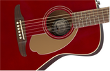 Fender Malibu Player Candy Apple Red Chitarra acustica elettrificata rossa