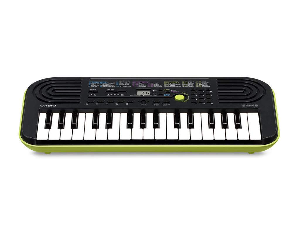 Tastiera Casio SA-46 con 32 tasti, 100 toni, 50 ritmi e display LCD, ideale per sviluppare la passione musicale nei bambini SCOPRI I NUOVI MODELLI SA50 SA51 SA-50 SA-51 SA 50 SA 51