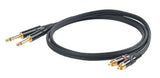 Proel CHLP310LU5 Cavo 2x Jack - 2 RCA 5 mt.