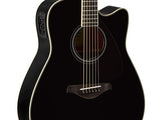 Yamaha FGX820C BL Black Chitarra acustica elettrificata nera