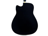 Yamaha FGX820C BL Black Chitarra acustica elettrificata nera
