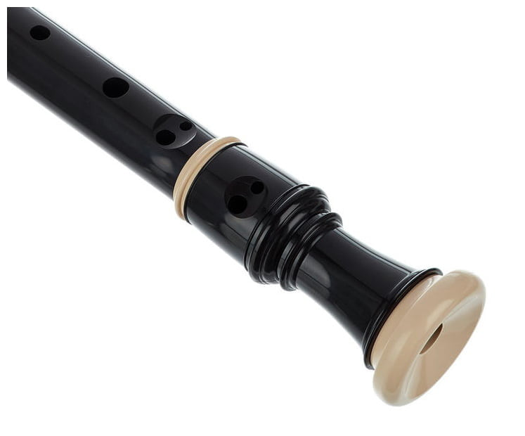 Flauto soprano Aulos 503B, diteggiatura barocca, lunghezza 33,2 cm, timbro ricco, in resina ABS, con custodia in ecopelle