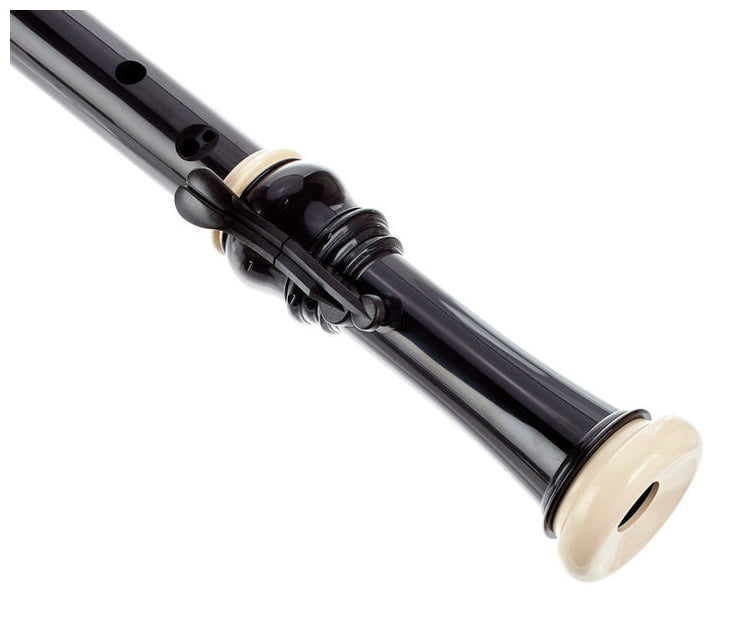 Flauto tenore Aulos 511B, marrone scuro, con diteggiatura barocca, borsa e poggiapollice, a' = 442 Hz