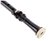 Flauto tenore Aulos 511B, marrone scuro, con diteggiatura barocca, borsa e poggiapollice, a' = 442 Hz