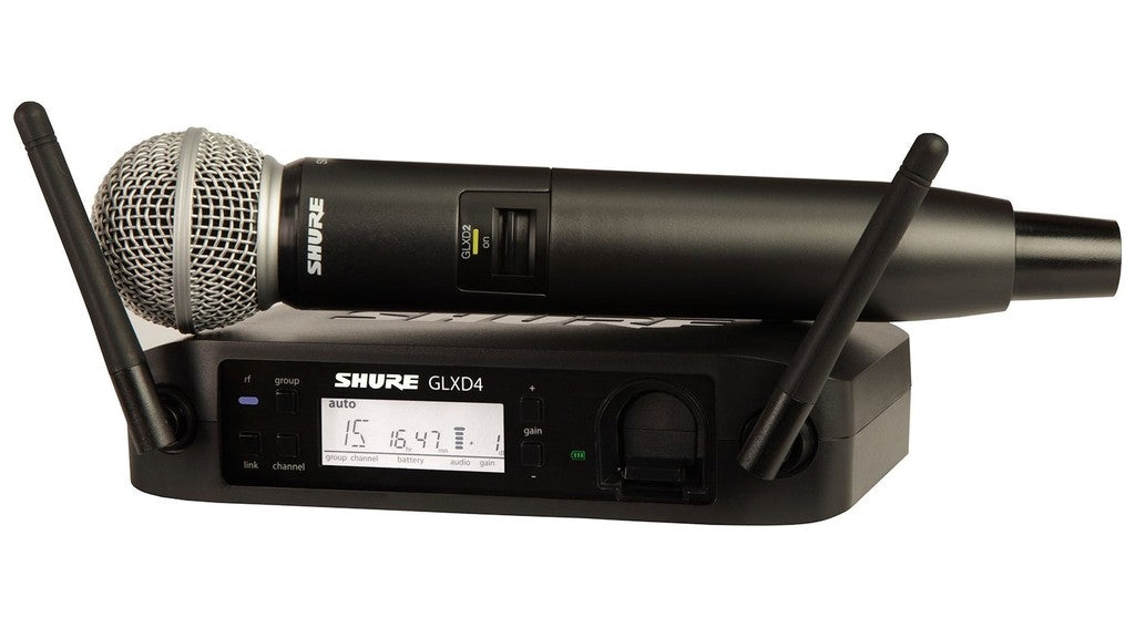 SHURE GLXD24E / SM58 Radiomicrofono wireless palmare per voce