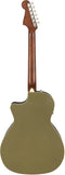 Fender Newporter Player Olive Satin Chitarra acustica elettrificata verde