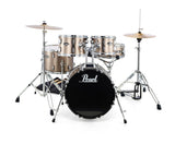 Pearl Roadshow RS585C C707 Bronze Metallic Batteria acustica con piatti e sgabello