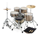 Pearl Roadshow RS585C C707 Bronze Metallic Batteria acustica con piatti e sgabello