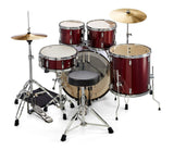 Pearl Roadshow RS505C C91 Red Wine batteria acustica completa Rossa