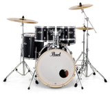 Pearl Export EXX725SBR Jet Black Batteria acustica completa nera