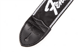 Fender Running Logo Strap Tracolla per chitarra nera