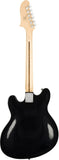 Fender Squier Affinity Starcaster MN Black Chitarra semiacustica nera