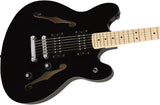 Fender Squier Affinity Starcaster MN Black Chitarra semiacustica nera