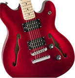 Fender Squier Affinity Starcaster MN Candy Apple Red Chitarra semiacustica rossa