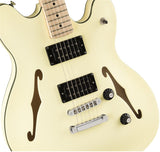 Fender Squier Affinity Starcaster MN Olympic White Chitarra semiacustica bianca