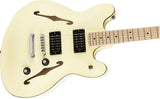 Fender Squier Affinity Starcaster MN Olympic White Chitarra semiacustica bianca