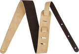 Fender Reversible Suede Strap Brown/Tan Tracolla per chitarra