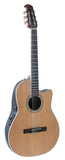 Ovation Celebrity Standard Nylon Mid Depth CS24C-4 Natural Chitarra classica elettrificata