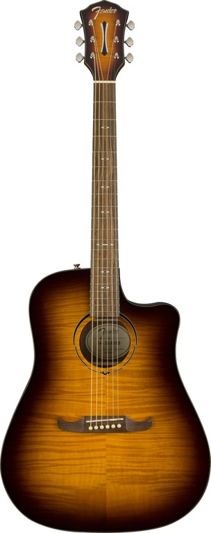 Fender FSR FA325CE Dreadnought Mocha Burst LR Chitarra acustica elettrificata