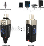 Xvive U3C Sistema Wireless per Microfono a condensatore