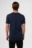 Fender Foil Spaghetti Logo T-Shirt Blue S Maglietta blu