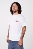 Fender Spaghetti Logo Globe T-Shirt White S Maglietta bianca