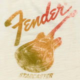 Fender Starcaster Women's Sleeveless T-Shirt Natural S Canotta