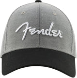Fender Hipster Dad Hat Cappello grigio e nero