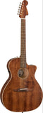 Fender Newporter Special All Mahogany Chitarra acustica elettrificata con borsa