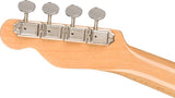 Fender Fullerton Tele Uke Black Ukulele concerto Telecaster elettrificato