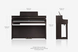 Roland HP704 White Pianoforte digitale bianco 88 tasti pesati