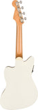 Fender Fullerton Jazzmaster Uke Olympic White Ukulele concerto elettrificato