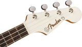 Fender Fullerton Jazzmaster Uke Olympic White Ukulele concerto elettrificato
