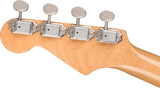 Fender Fullerton Strat Uke Black Ukulele concerto Stratocaster elettrificato