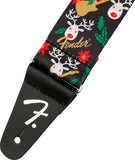 Fender Ugly Xmas Sweater Strap Reindeer Tracolla per chitarra