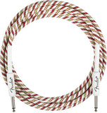Fender Yuletide Cable Red/Green Cavo per strumenti Jack - Jack 3 mt.