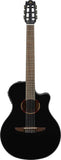 Yamaha NTX1 Black Chitarra classica elettrificata a cassa stretta