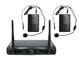 USATO Karma set 6082LAV-B doppio radiomicrofono ad archetto