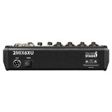 Italian Stage 2MIX6FXU Mixer usb bluetooth 6 canali con DSP effetti