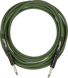 Fender Joe Strummer Pro Instrument Cable Drab Green Cavo per strumenti Jack - Jack 4 mt.