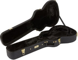 Fender PM-1 Deluxe Dreadnought Black Limited Edition Chitarra acustica elettrificata con custodia rigida