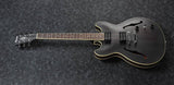 Ibanez Artcore AS53 TKF Transparent Black Flat Chitarra semiacustica nera