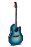 Ovation Celebrity Standard Exotic Super Shallow CS28P-RG-G Caribbean Blue/Natural acustica elettrificata